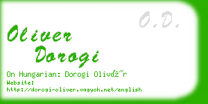 oliver dorogi business card